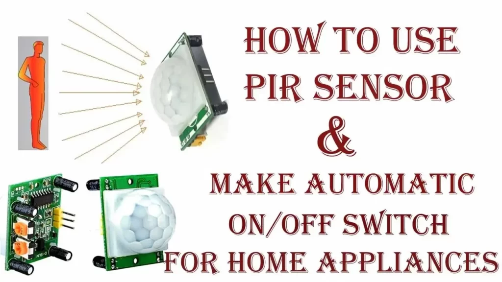 simple pir sensor circuit diagram