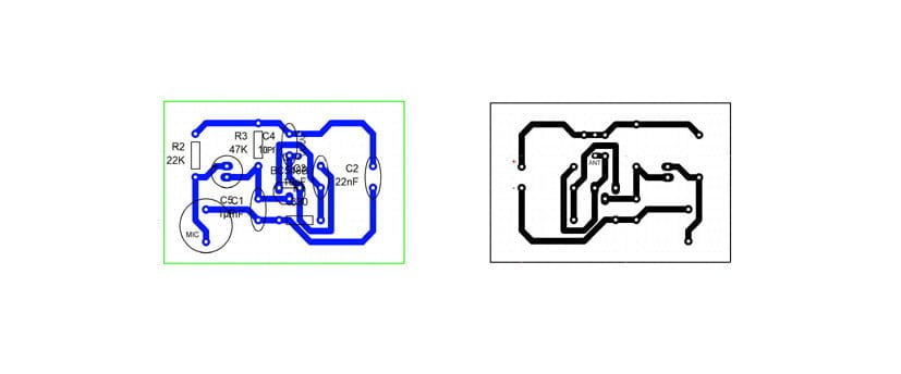 pcb layout for fm transmitter circuit