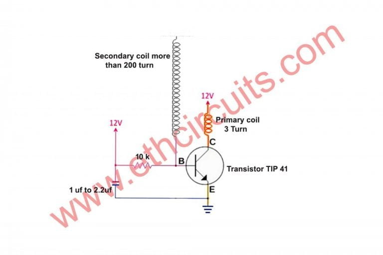 Best Tesla coil circuit diagram