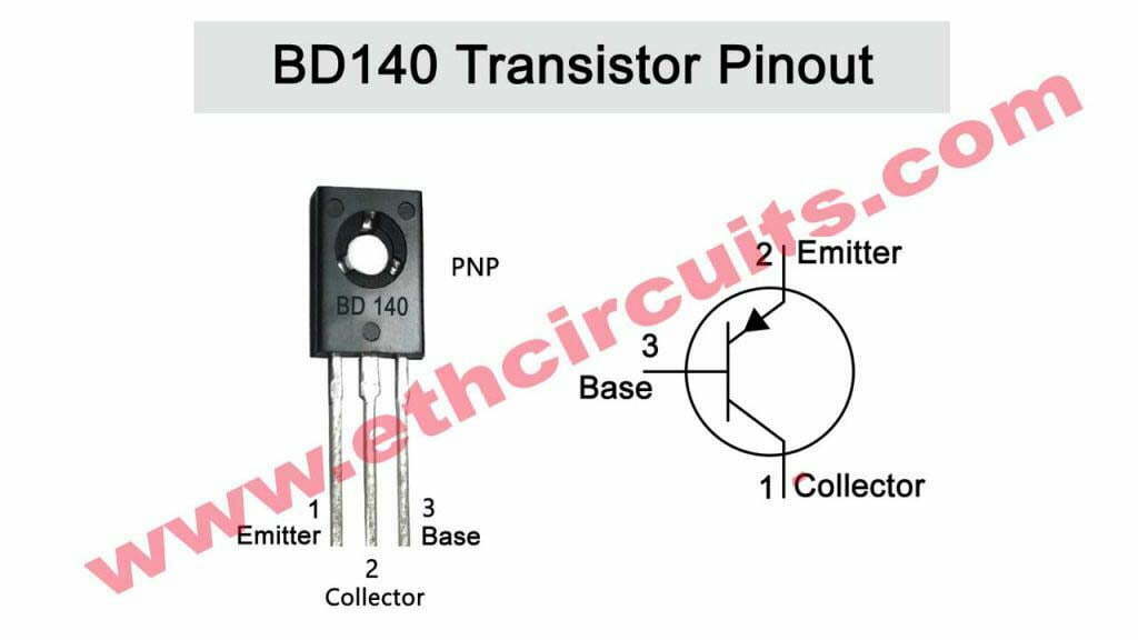 Transistor bd140 pinout