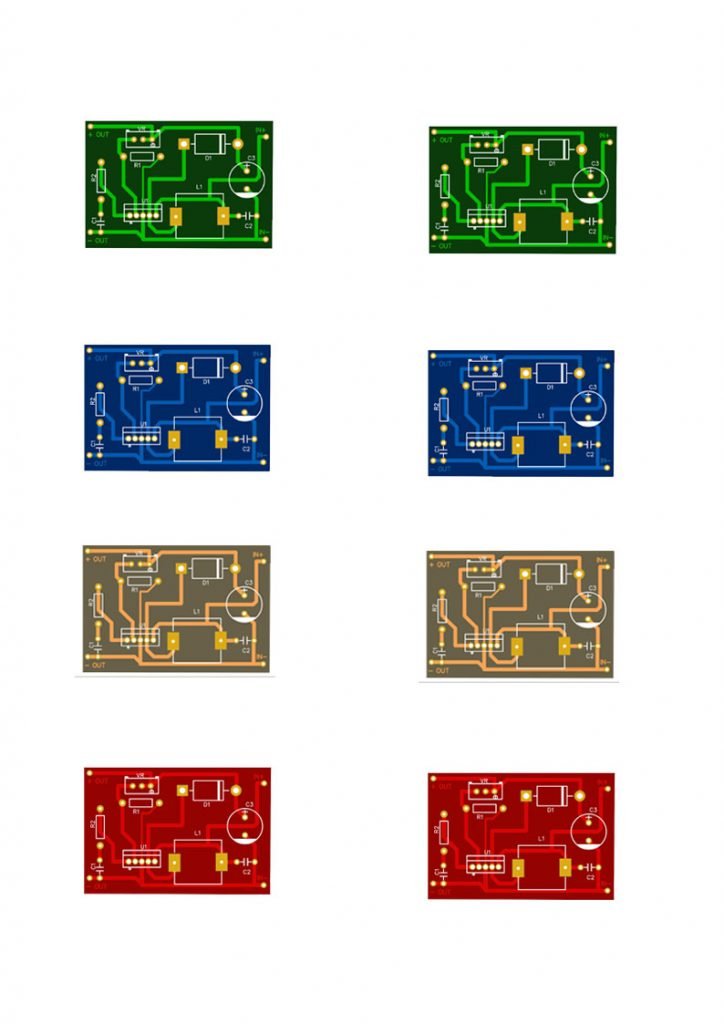 voltage booster circuit pcb layout