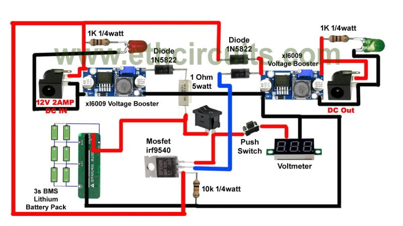 Easiest Wifi Router UPS Circuit | Mini UPS For Wifi Router