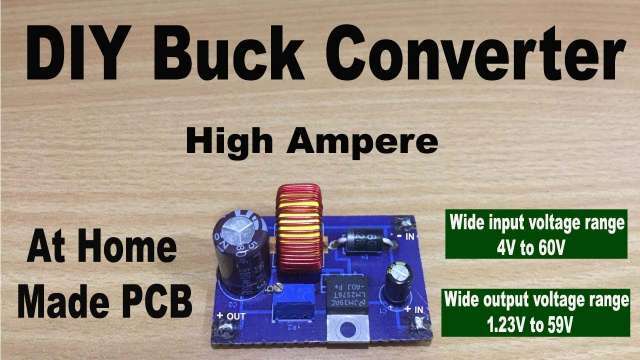 high ampere buck converter circuit diagram with lm2576