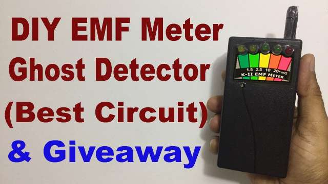 diy emf meter ghost detector circuit diagram