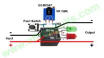 Simple Short Circuit Protection Circuit Diagram